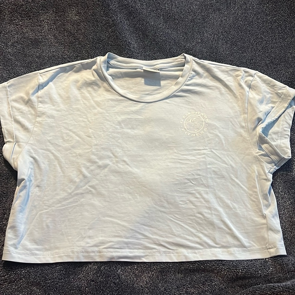 Light Blue Gymshark Crop top